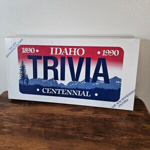 Idaho Trivia Centennial Vintage Monopoly Style Board Game